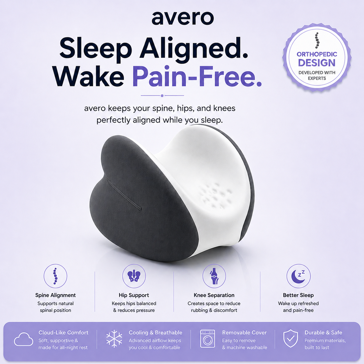 Orthopedic Knee Pillow